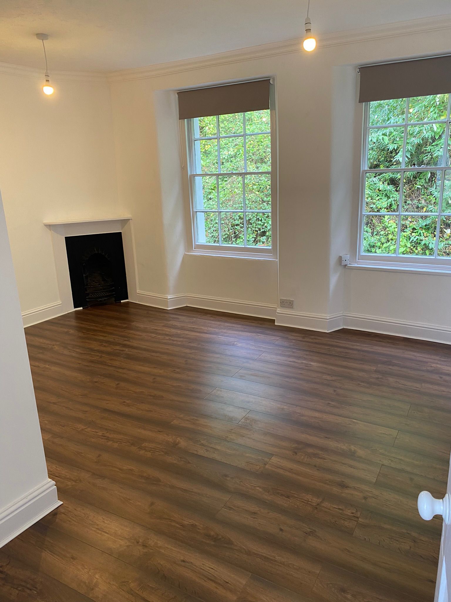 Living room after